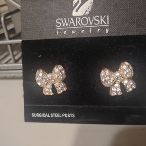 Swarovski Bow earrings